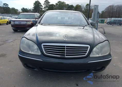 2002 Mercedes-Benz S 500 from USA, damaged, VIN WDBNG75J22A297778